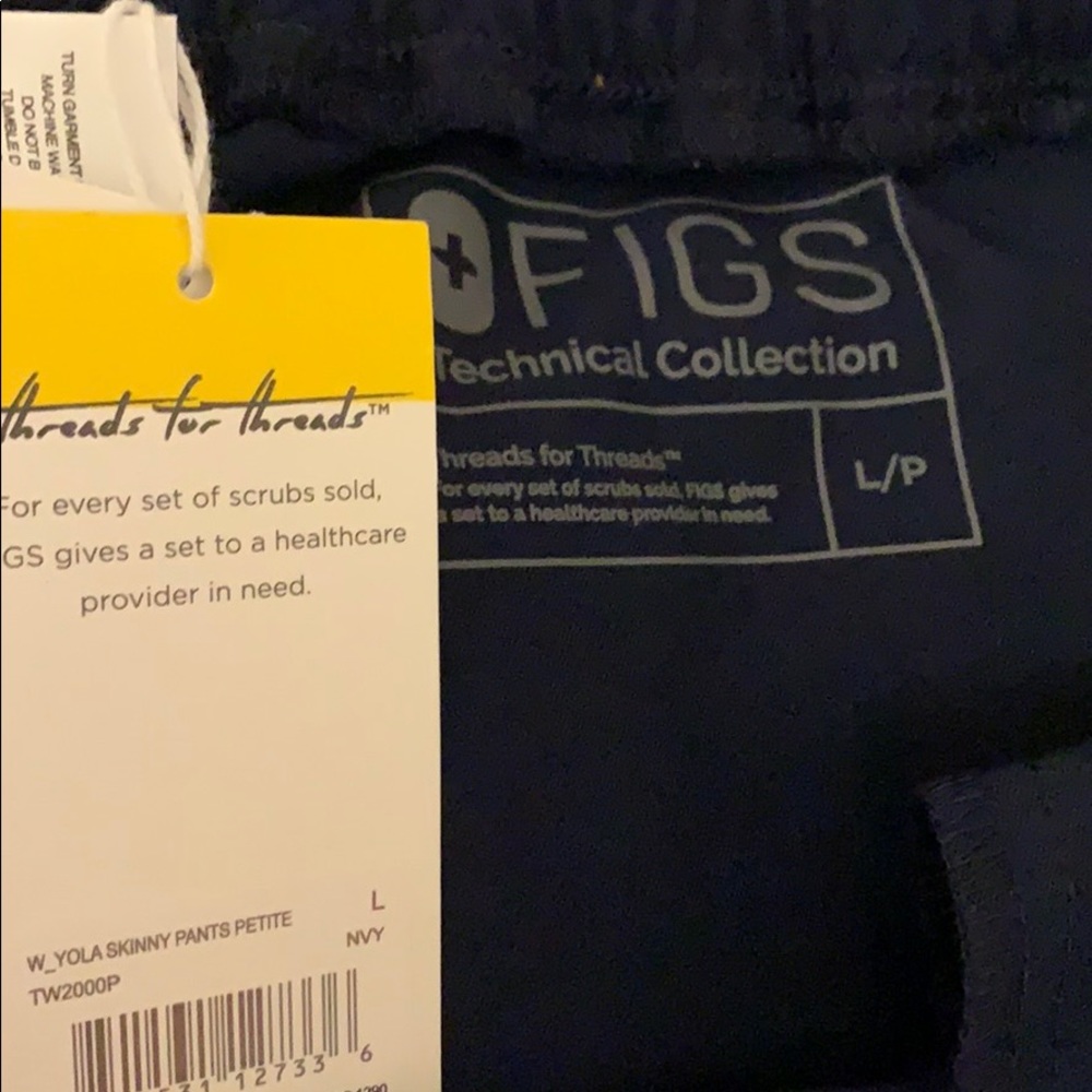 FIGS YOLA SKINNY PETITE SCRUB PANTS